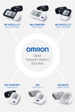 M3 Comfort Kolay Kullanım Üst Koldan Ölçer Pilli Tansiyon Aleti