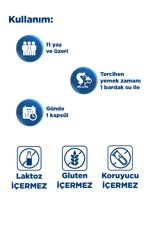 MultiDaily 30 Kapsül - 13 Vitamin, 7 Mineral, Q10, Rhodiola (Multi-Daily) - Multivitamin ve Enerji