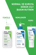 Normal ve Kuruya Dönük Ciltler için Seramid & Hyalüronik Asit İçeren Nemlendiren Temizleyici 236ml