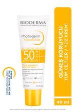 Photoderm Aquafluid SPF50+ Tüm Ciltler için Yüksek Korumalı Yüz Güneş Kremi 40 ml
