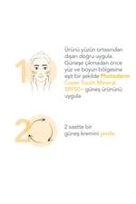 Photoderm Cover Touch SPF50+ Karma ve Yağlı Ciltler Kapatıcı Etkili Renkli Güneş Kremi Light 40 ML