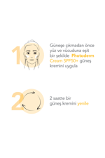 Photoderm Cream SPF50+ Kuru & Tüm Ciltler Çok Yüksek Korumalı Nemlendirici Yüz Güneş Kremi 40 ML