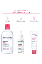 Sensibio H2O Micellar Makyaj Temizleme Suyu 2'li Set Hassas ve Tüm Ciltler Yüz ve Göz Çevresi 500ml