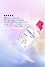 Sensibio H2O Micellar Makyaj Temizleme Suyu 2'li Set Hassas ve Tüm Ciltler Yüz ve Göz Çevresi 500ml