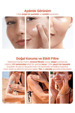 Sun Care SPF 50+ UVA / UVB Filtresi ve E Vitamini Üçlü Yüksek Koruma Çok Yönlü Güneş Kremi 75 ml