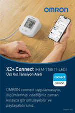 X2+ Connect Üst Koldan Ölçer Dijital Tansiyon Aleti (M2 Intelli)