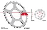 ARKA DİŞLİ / JT / (DİŞLİ SAYISI : ORİJİNAL -4) / SUZUKI / GSF BANDIT / S / 650cc