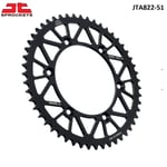 ARKA DİŞLİ SİYAH ALÜMİNYUM (BLK) / JT / (DİŞLİ SAYISI : ORİJİNAL -1) / BETA / RR 2T ENDURO / RACING / 250cc