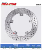 BMW S 1000 R / RR YUVARLAK ARKA FREN DİSKİ / BRAKING / ARKA / BMW / HP4 / 1000cc