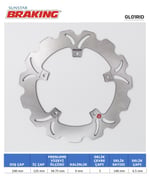 DALGALI ARKA FREN DİSKİ / GILERA / RUNNER FXR 2T (HENGTONG) / 180cc / ARKA  / 2000-2001-2002-2003-2004