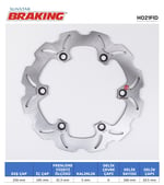 DALGALI FREN DİSKİ / HONDA / SILVER WING / 400cc / ÖN  / 2006-2007-2008-2009