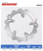 DALGALI ÖN FREN DİSKİ / BRAKING / ÖN SOL / GILERA / NEXUS / 250cc