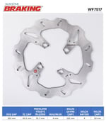 DUCATI DALGALI ARKA FREN DİSKİ