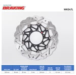 HONDA CBR 600 RR / CB 1000 R DALGALI ÖN PERFORMANS FREN DİSKİ (SOL) / BRAKING / ÖN SOL / HONDA / CB 1300 / 1300cc