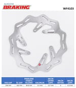 HONDA CRF 250 L DALGALI ÖN FREN DİSKİ / BRAKING / ÖN / HONDA / CRF 250 L / 250cc