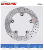 HONDA NC 700-750 / BMW G 310 R / GS YUVARLAK ARKA FREN DİSKİ / BRAKING / ARKA / BMW / G 310 GS / 310cc