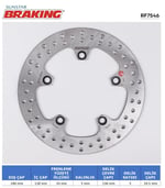 HONDA NC 700-750 / BMW G 310 R / GS YUVARLAK ARKA FREN DİSKİ / HONDA / NC X / 700cc / ARKA  / 2012-2013