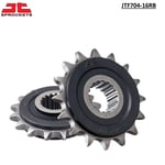 KAUÇUK DESTEKLİ SESSİZ ÖN DİŞLİ / APRILIA / ETV CAPONORD / 1000cc / (DİŞLİ SAYISI : ORİJİNAL -1) / 2001-2002-2003-2004-2005-2006-2007