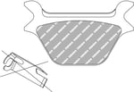 OFF-ROAD SİNTERLİ FREN BALATASI / FERODO / ARKA / HARLEY D. / 83 (FLH) / 1340cc