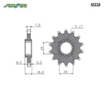 ÖN DİŞLİ / APRILIA / ETV CAPONORD / 1000cc / (DİŞLİ SAYISI : ORİJİNAL -1) / 2001-2002-2003-2004-2005-2006-2007