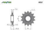 ÖN DİŞLİ / APRILIA / RSV4 FACTORY / 1000cc / (DİŞLİ SAYISI : ORİJİNAL +1) / 2009-2010-2011-2012-2013-2014-2015-2016