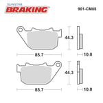 SİNTERLİ ARKA FREN BALATASI / HARLEY D. / XL 883 N IRON / 883cc / ARKA  / 2009-2010-2011-2012-2013-2014-2015-2016-2017-2018