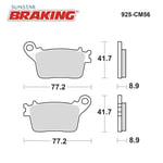 SİNTERLİ ARKA FREN BALATASI / HONDA / CBR 1000RR SP / 1000cc / ARKA  / 2014-2015-2016-2017-2018-2019