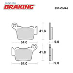 SİNTERLİ ARKA FREN BALATASI / HUSQVARNA / FE / 250cc / ARKA / 2014-2015-2016-2017-2018-2019-2020