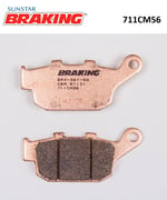 SİNTERLİ ARKA FREN BALATASI / TRIUMPH / DAYTONA R / 675cc / ARKA (KALINLIK 10.7 MM)  / 2011-2012-2013