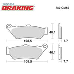 SİNTERLİ FREN BALATASI / DUCATI / X DIAVEL / 1200cc / ARKA  / 2015-2016-2017-2018