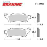 SİNTERLİ FREN BALATASI / HONDA / SILVER WING / 400cc / ÖN  / 2006-2007-2008-2009