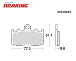 SİNTERLİ ÖN FREN BALATASI / BMW / K 1200 S / 1200cc / ÖN İKİ TAKIM KULLANIR / 2004-2005-2006-2007-2008