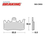 SİNTERLİ ÖN FREN BALATASI / DUCATI / HYPERMOTARD / SP / 821cc / ÖN İKİ TAKIM KULLANIR / 2013-2014-2015
