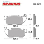 SİNTERLİ ÖN FREN BALATASI / HARLEY D. / XL 883 N IRON / 883cc / ÖN  / 2009-2010-2011-2012-2013-2014-2015-2016-2017-2018
