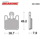 SİNTERLİ ÖN FREN BALATASI / KAWASAKI / ZX-10R NINJA / 1000cc / ÖN İKİ TAKIM KULLANIR / 2004-2005-2006-2007-2008-2009-2010-2011-2012-2013-2014-2015-2016-2017-2018-2019-2020-2021-2022-2023-2024