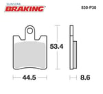 SİNTERLİ ÖN FREN BALATASI / SUZUKI / AN 400 BURGMAN / 400cc / ÖN  / 1999-2000-2001-2002-2003-2004-2005-2006-2007-2008-2009-2010-2011-2012-2013-2014-2015-2016