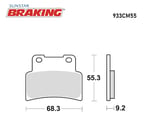 SİNTERLİ ÖN FREN BALATASI / YAMAHA / MT-125 / 125cc / ÖN  / 2015-2016-2017-2018-2019-2020-2024