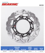 YAMAHA R6 / FZ8 / XTZ 1200 DALGALI ÖN PERFORMANS FREN DİSKİ (SAĞ) / BRAKING / ÖN SAĞ / YAMAHA / FZ8 / FAZER / 800cc