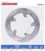 YAMAHA X-MAX 125-250-400 / MAJESTY 400 / T-MAX 500-530 YUVARLAK ÖN FREN DİSKİ / BRAKING / ÖN İKİ TAKIM KULLANIR / YAMAHA / MAJESTY / 400cc