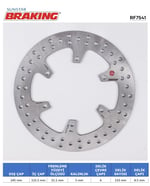 YAMAHA XT 660 R / X / XTZ TENERE YUVARLAK ARKA FREN DİSKİ / BRAKING / ARKA / YAMAHA / XT R / 660cc