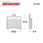 YARI METALİK ARKA FREN BALATASI / SYM / ADX / 125cc / ARKA / 2023-2024