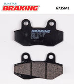 YARI METALİK FREN BALATASI / BRAKING / ÖN / ARORA / CAPPUCİNO / 50cc
