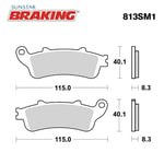YARI METALİK FREN BALATASI / HONDA / XLV VARADERO ABS / 1000cc / ARKA  / 2004-2005-2006-2007-2008-2009-2010-2011
