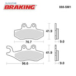 YARI METALİK FREN BALATASI / PIAGGIO / X EVO / 250cc / ÖN  / 2007-2008-2009-2010-2011-2012-2013-2014-2015-2016