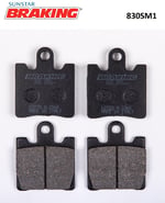YARI METALİK ÖN FREN BALATASI / BRAKING / ÖN / DAELIM / S3 / 250cc