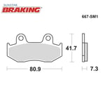 YARI METALİK ÖN FREN BALATASI / HONDA / ACTIVA S / 125cc / ÖN / 2017-2018-2019-2020-2021-2022-2023
