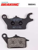 YARI METALİK SAĞ ÖN FREN BALATASI / BRAKING / ÖN SAĞ / YAMAHA / TRICITY / 125cc