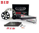 ZİNCİR DİŞLİ SETİ - DUCATI DIAVEL (1200 CC)  - (2011-2014) / DID ZİNCİRLİ SET / ZİNCİR : DID-525ZVM-X (ÇELİK)-118 / DİŞLİ : (15T -43T) / DUCATI / DIAVEL / 1200cc
