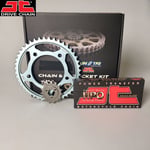 ZİNCİR DİŞLİ SETİ - YAMAHA XT R (125 CC) - (2005-2007) / JT ZİNCİRLİ SET / ZİNCİR : JT-428ORING (GOLD)-128 / DİŞLİ : (14T -50T) / YAMAHA / XT R / 125cc