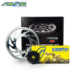 ZİNCİR DİŞLİ SETİ HONDA CBR 1000RR (1000 cc)  (2008-2016) / SUNSTAR ZİNCİRLİ SET / ZİNCİR: SUNSTAR 530RTG1 (Gold)-116 / ÖN DİŞLİ: SUNSTAR (16T) / ARKA DİŞLİ: JT (42T) / HONDA / CBR 1000RR / 1000cc